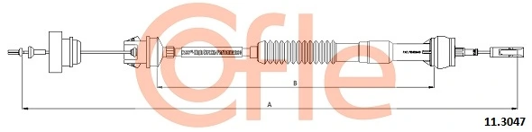 Cabo de embraiagem Beca Cables 504028
