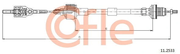 Cabo de embraiagem Beca Cables 401037