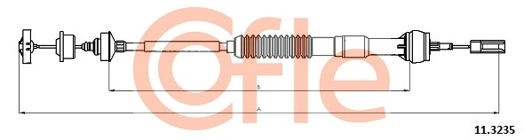 Cabo de embraiagem Beca Cables 504009
