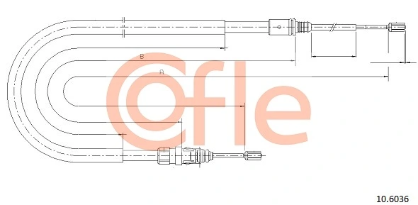 Cabo traseiro direito/esquerdo do freio de estacionamento Beca Cables 2001233 preço, a partir de 24,16 USD