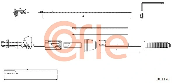 Cabo/pedal de gás (de acelerador) Beca Cables 104006 preço, a partir de 16,71 USD