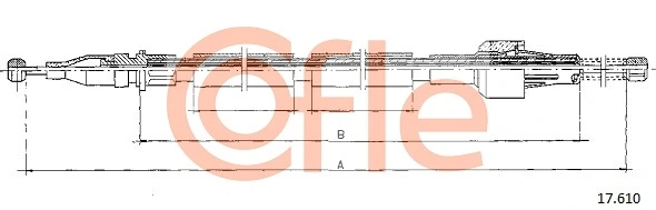 Cabo traseiro direito/esquerdo do freio de estacionamento Chrysler Voyager III RG, RS ao melhor preço