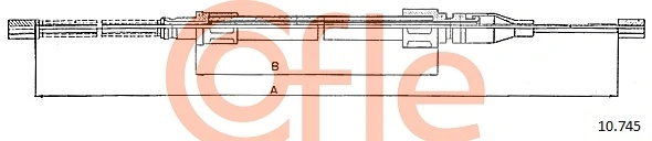  Cabo traseiro direito/esquerdo do freio de estacionamento Volkswagen Polo II hatchback (86C) (1981 - 1994) II