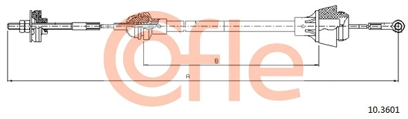  Cabo de embraiagem Skoda Felicia I hatchback (791, 6U1) (1994 - 1997) I