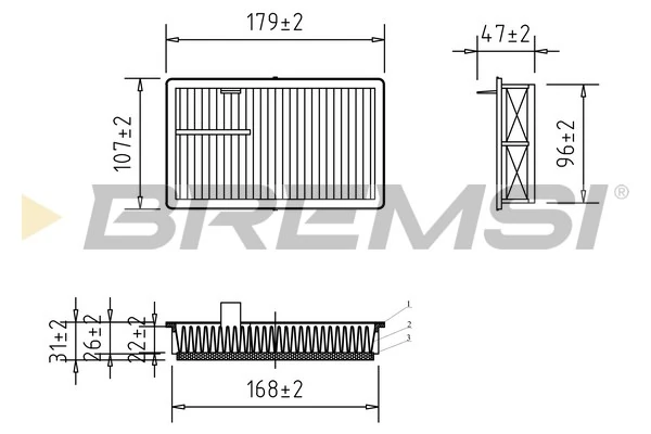 Compre 1666711081 Aixam Filtro de ar