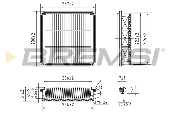FA1575 Bremsi