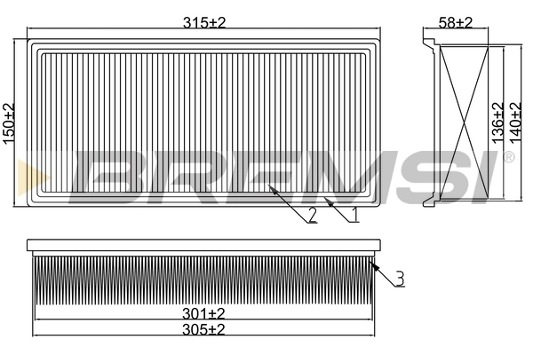 FA1375 Bremsi