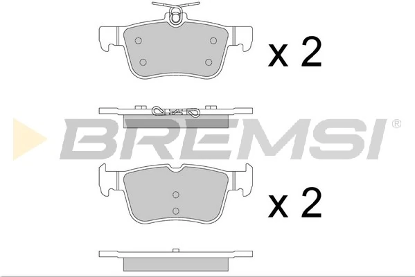 Sapatas do freio traseiras de disco para Ford Focus HN