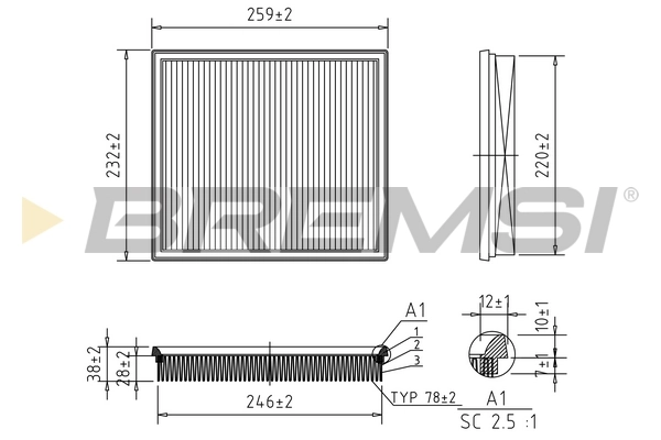 FA2325 Bremsi