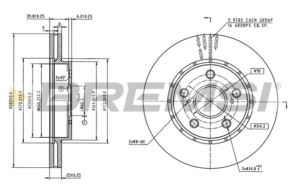 CD9029V Bremsi