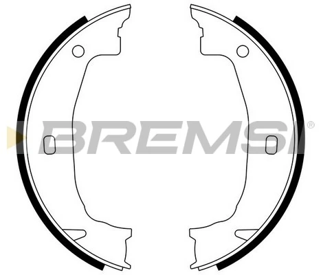 Sapatas do freio de estacionamento para BMW 1 F21