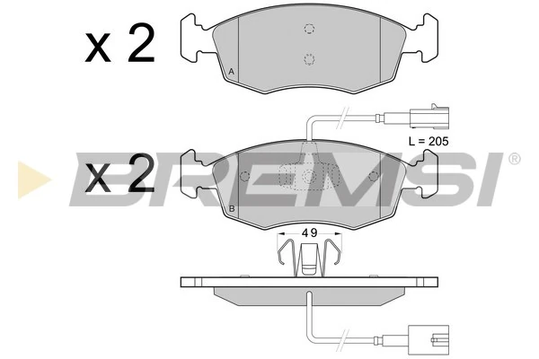 BP3433 Bremsi