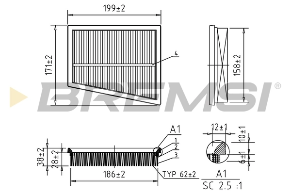 Filtro de ar Bomag 5821147 preço, a partir de 27,63 USD