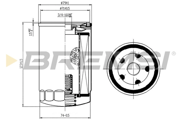 Compre 04781452BF Chrysler Filtro de óleo