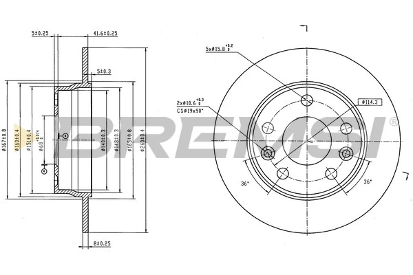 CD9045S Bremsi
