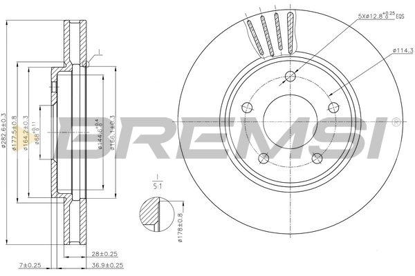 CD8040V Bremsi