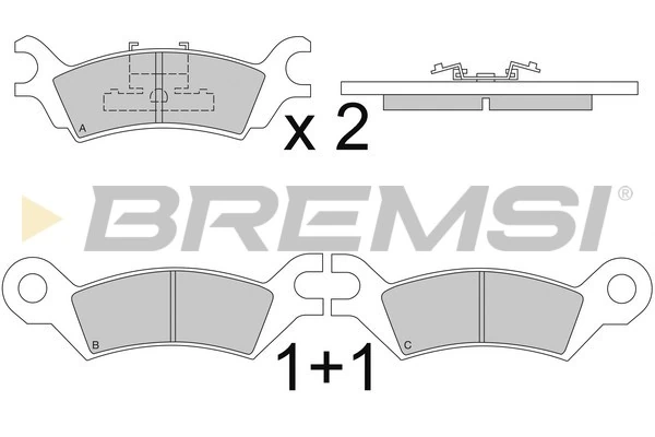 Sapatas do freio traseiras de disco para Mazda 626 GC