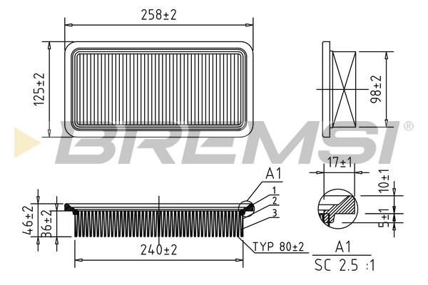 FA1364 Bremsi