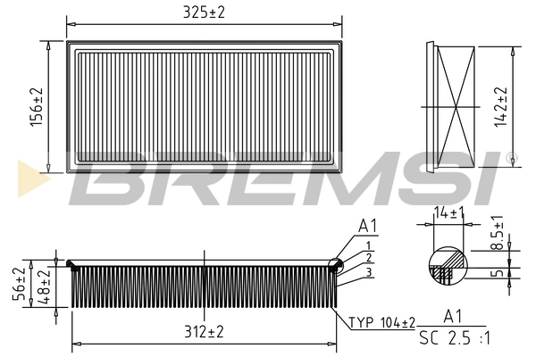 FA1264 Bremsi