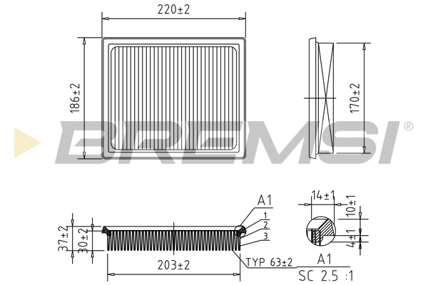 Compre 178010T070 FAW Filtro de ar