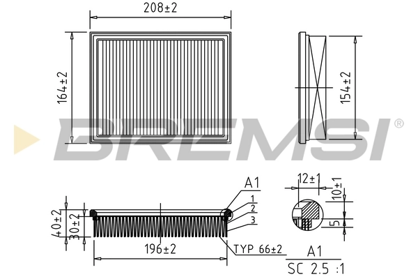 FA1250 Bremsi