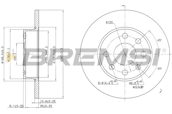 CD7129S Bremsi