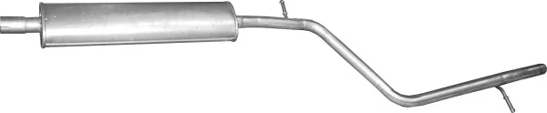 Silenciador, parte central 6001549414 Renault (RVI)