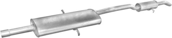 Silenciador, parte traseira para Chrysler Voyager 