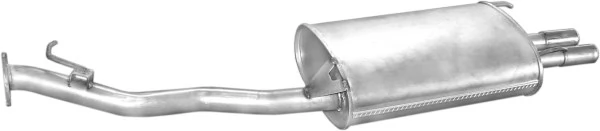 GEX33561 Land Rover Silenciador, parte traseira