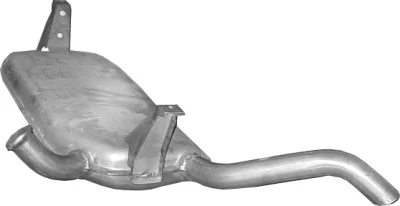 Silenciador, parte traseira para Renault Laguna BG0, BG1