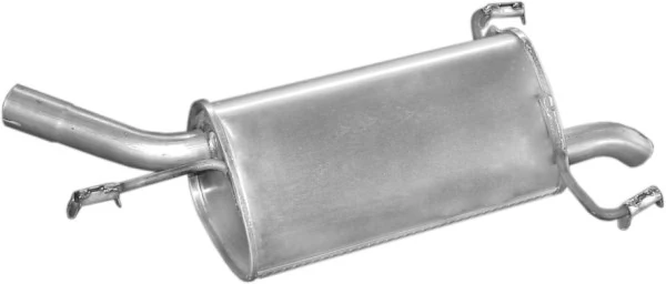 Silenciador, parte traseira para Opel Corsa F08, F68