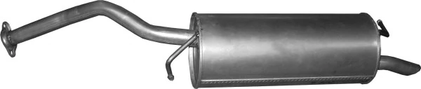 Silenciador, parte traseira para Toyota Prius NHW20