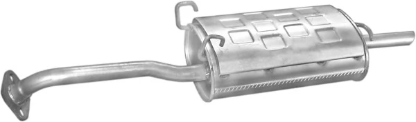 Silenciador, parte traseira para Hyundai Accent X-3
