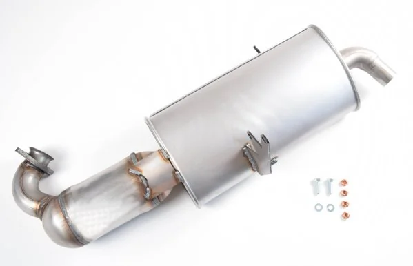 Silenciador, parte traseira para Smart FORTWO 450