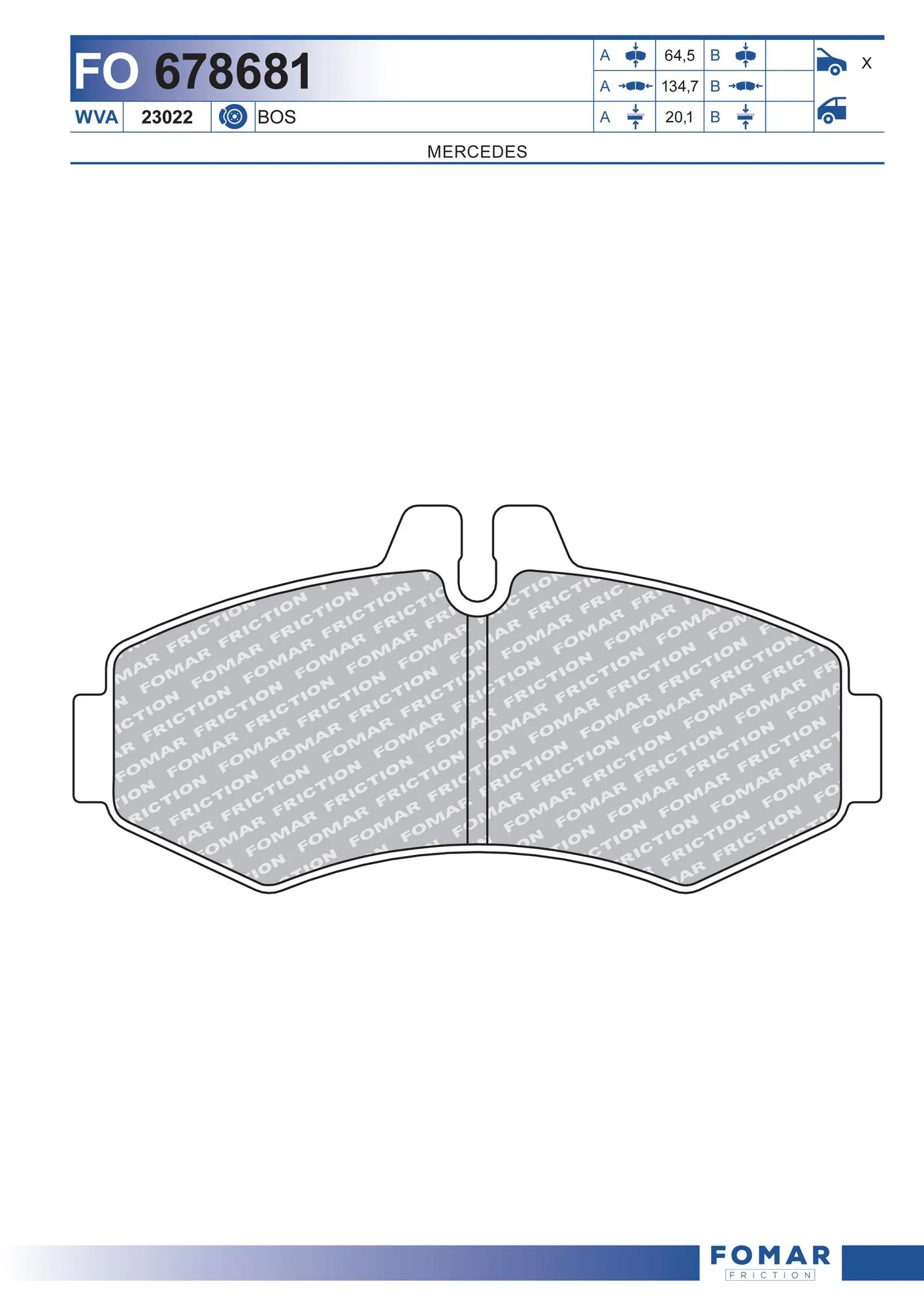 Compre DP50011 Brembo Sapatas do freio dianteiras de disco