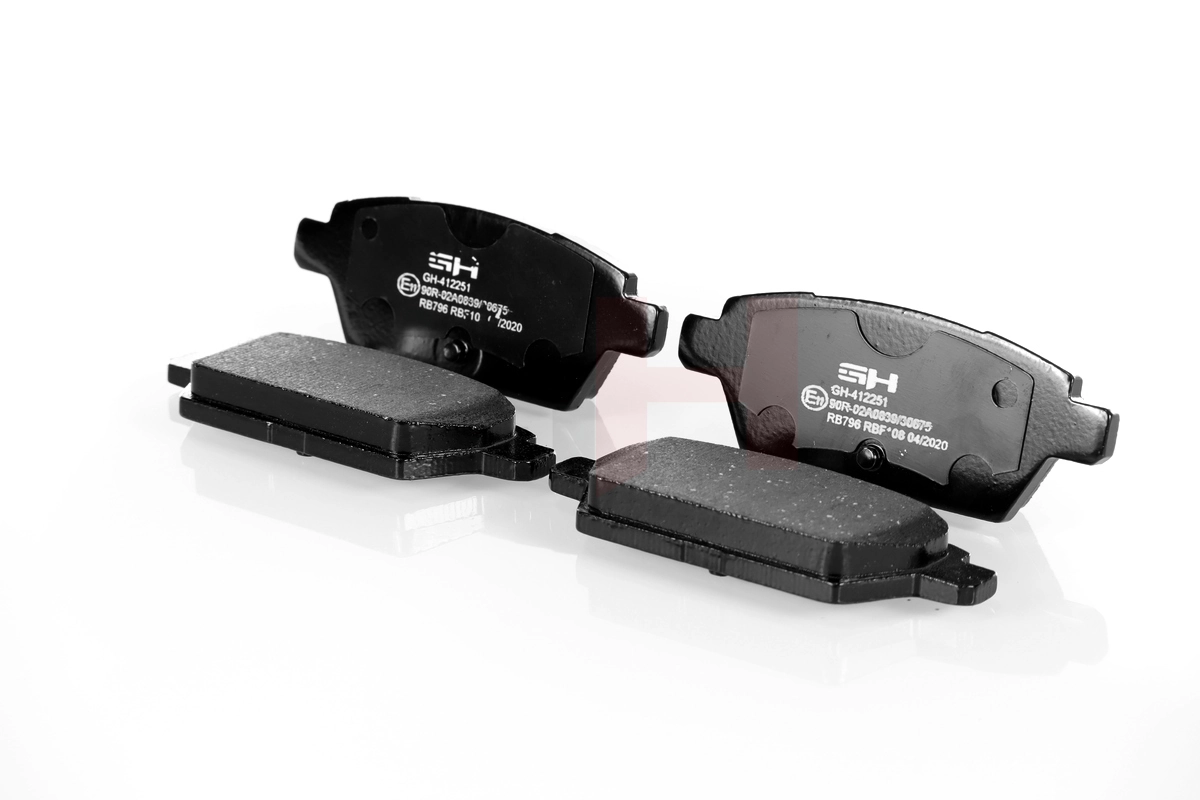 Sapatas do freio traseiras de disco 6E5Z2200B Ford