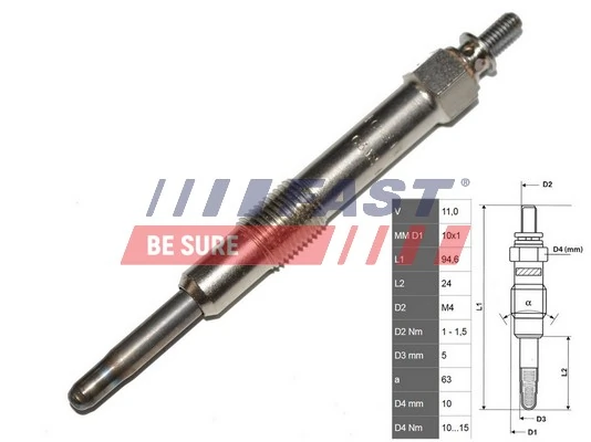 Vela de incandescência 250202028 Bosch