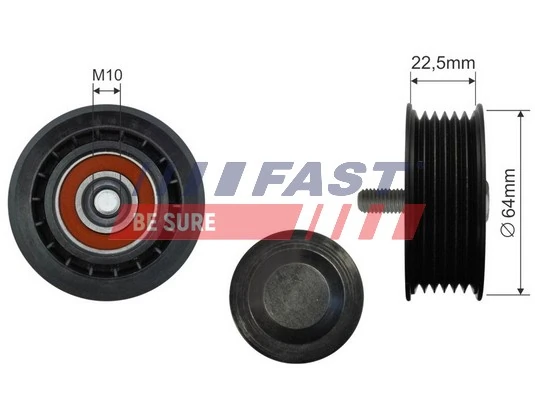 Compre 00K68237454AA Chrysler Rolo parasita da correia de transmissão