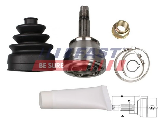 Junta homocinética externa dianteira Fiat Palio preço, a partir de 20,31 USD