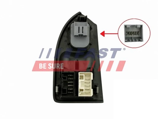 Compre 0735315619 Fiat/Alfa/Lancia Unidade de botões dianteira esquerda de controlo de elevador de vidro