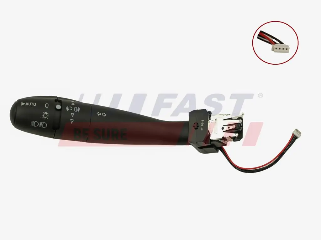 FT82131 Fast Comutador esquerdo instalado na coluna da direção