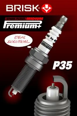 Vela de ignição para Peugeot 208 I CA, CC