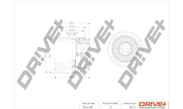 Filtro de óleo Toyota 1560189102