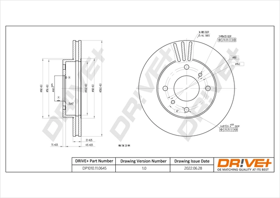 Disco do freio dianteiro Nissan Primera P10