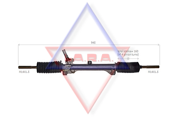 Cremalheira da direção Peugeot 405 I 15B ao melhor preço