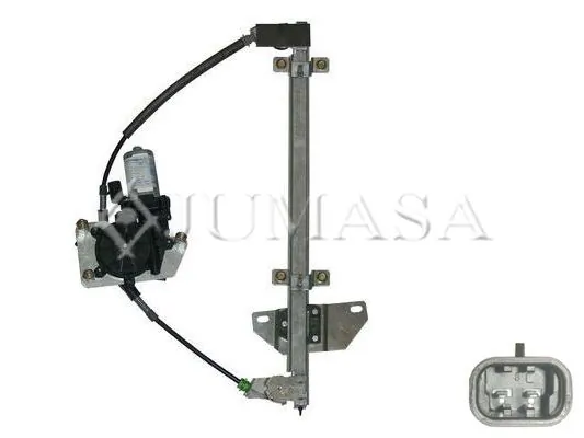  Mecanismo de acionamento de vidro da porta dianteira direita Nissan Primera sedan (P11) (1996 - 2002) 