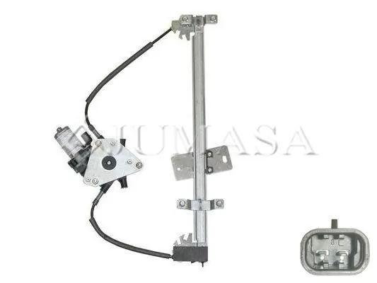 Compre Mecanismo de acionamento de vidro da porta dianteira direita Honda Jazz 