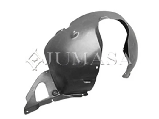 Guarda-barras direito do pára-lama dianteiro para Peugeot 208 I CA, CC