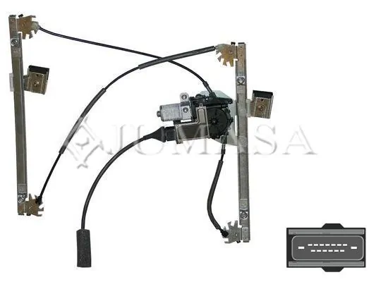 Compre Mecanismo de acionamento de vidro da porta dianteira esquerda Volkswagen Golf 3