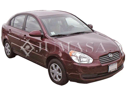 Pára-lama dianteiro direito Hyundai Accent III MC